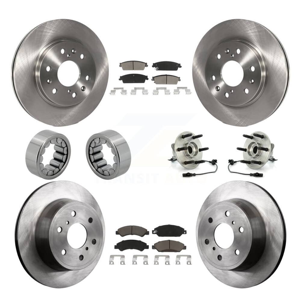 Transit Auto - KBB-119639 - Front and Rear Wheel Bearing and Hub Assembly Kits