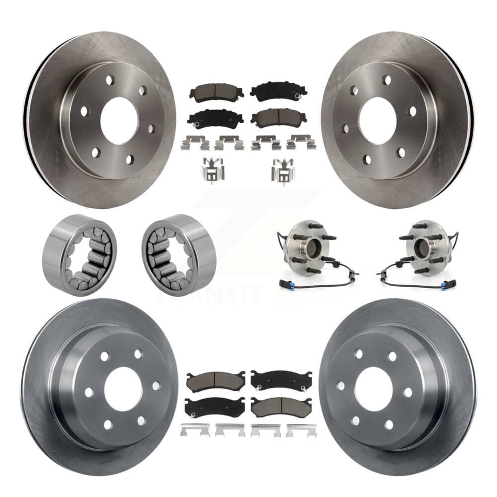 Transit Auto - KBB-119651 - Front and Rear Wheel Bearing and Hub Assembly Kits