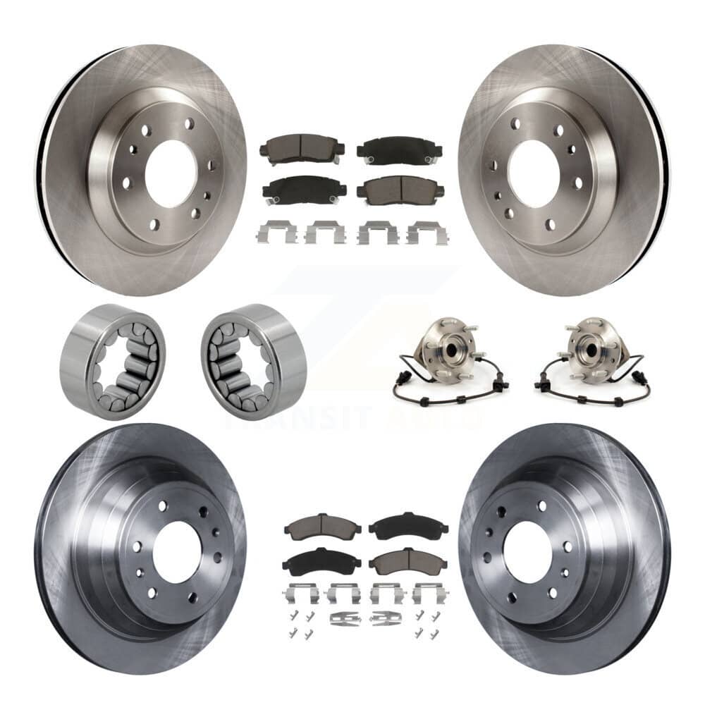 Transit Auto - KBB-119668 - Front and Rear Wheel Bearing and Hub Assembly Kits