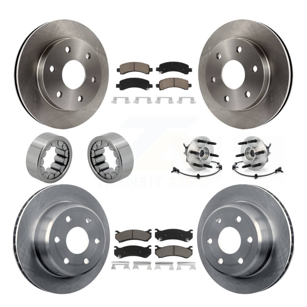 Transit Auto - KBB-119686 - Front and Rear Wheel Bearing and Hub Assembly Kits