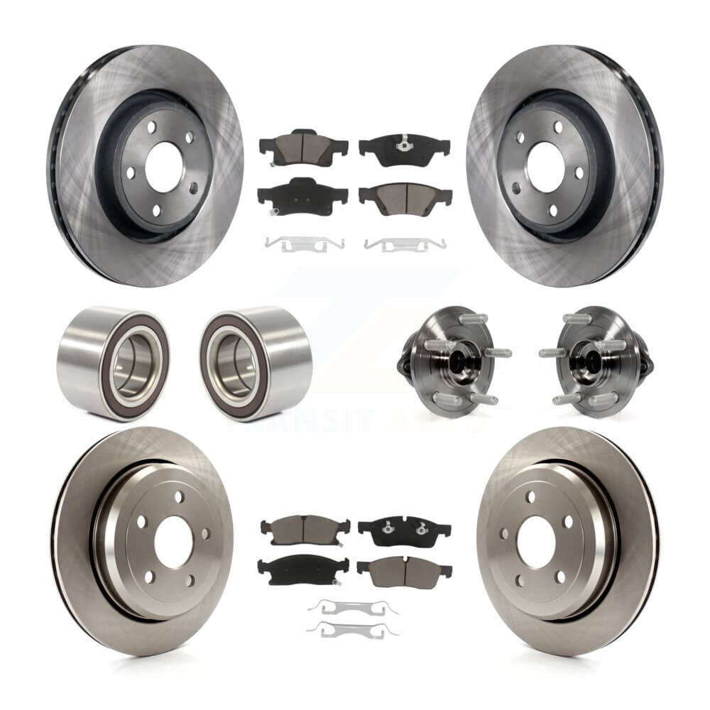 Transit Auto - KBB-119709 - Front and Rear Wheel Bearing and Hub Assembly Kits