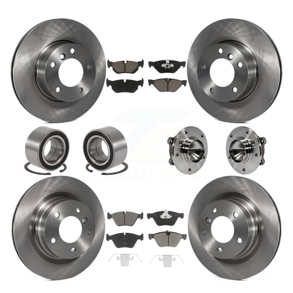 Transit Auto - KBB-119712 - Front and Rear Wheel Bearing and Hub Assembly Kits
