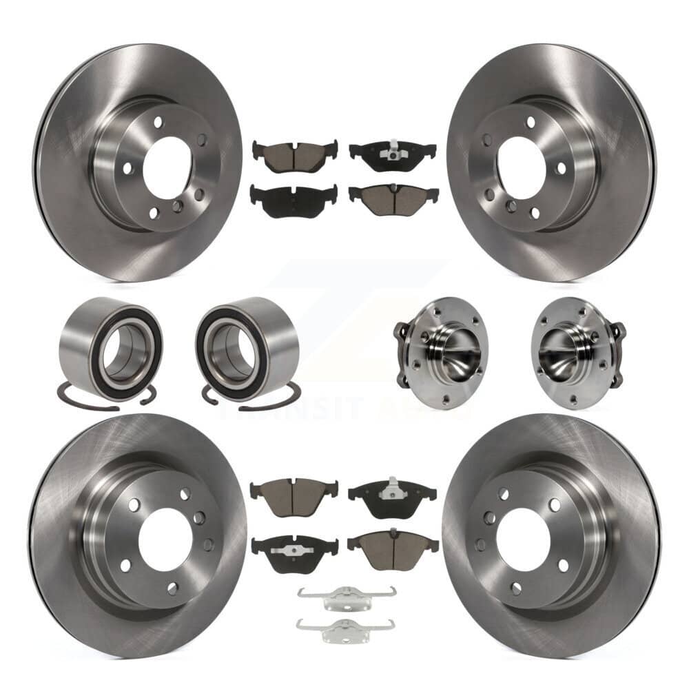 Transit Auto - KBB-119714 - Front and Rear Wheel Bearing and Hub Assembly Kits