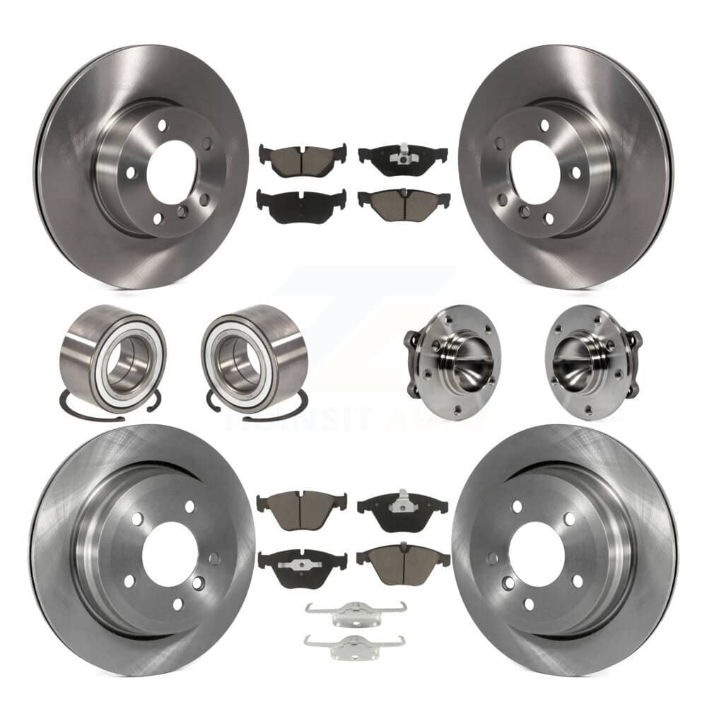 Transit Auto - KBB-119715 - Front and Rear Wheel Bearing and Hub Assembly Kits