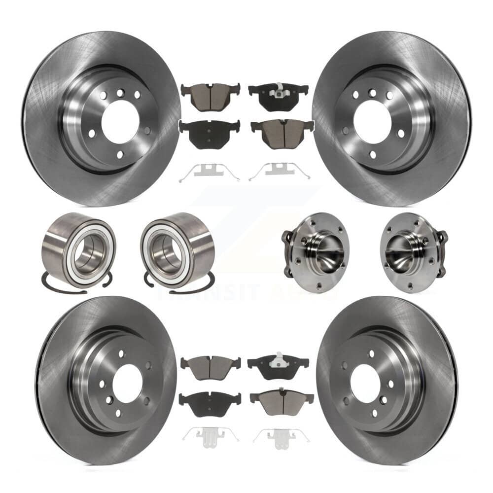 Transit Auto - KBB-119717 - Front and Rear Wheel Bearing and Hub Assembly Kits