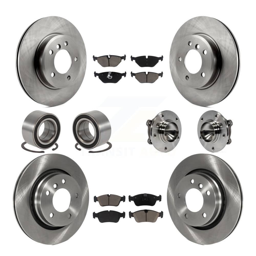 Transit Auto - KBB-119723 - Front and Rear Wheel Bearing and Hub Assembly Kits