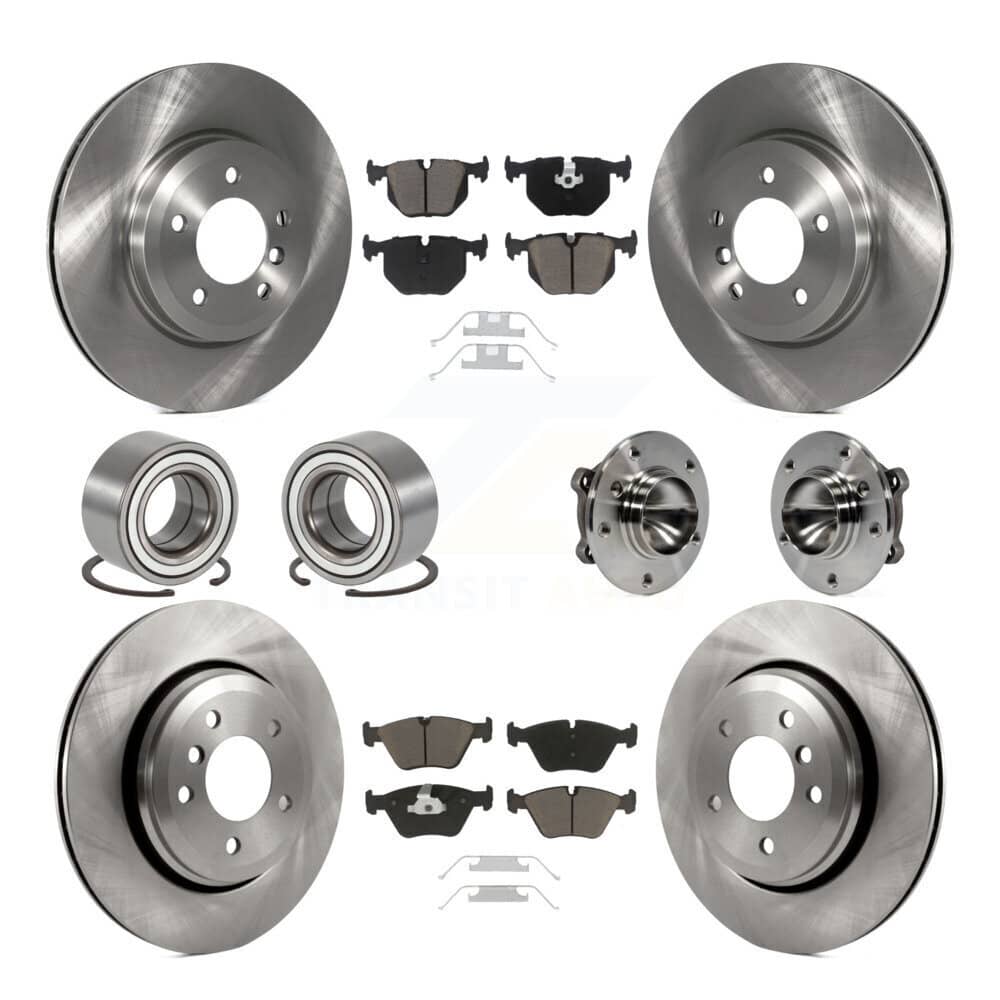 Transit Auto - KBB-119724 - Front and Rear Wheel Bearing and Hub Assembly Kits