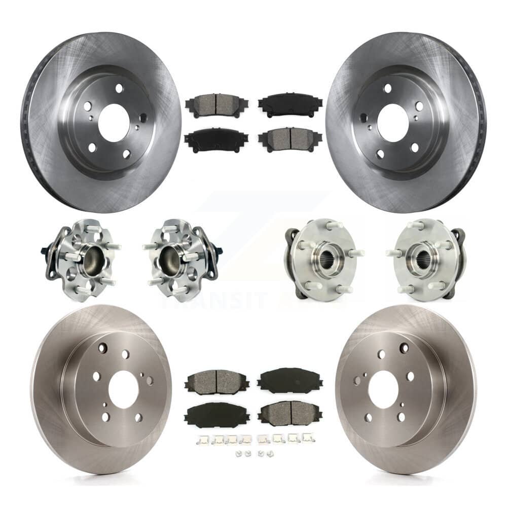 Transit Auto - KBB-119775 - Front and Rear Wheel Bearing and Hub Assembly Kits