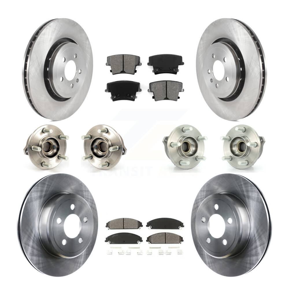Transit Auto - KBB-119779 - Front and Rear Wheel Bearing and Hub Assembly Kits