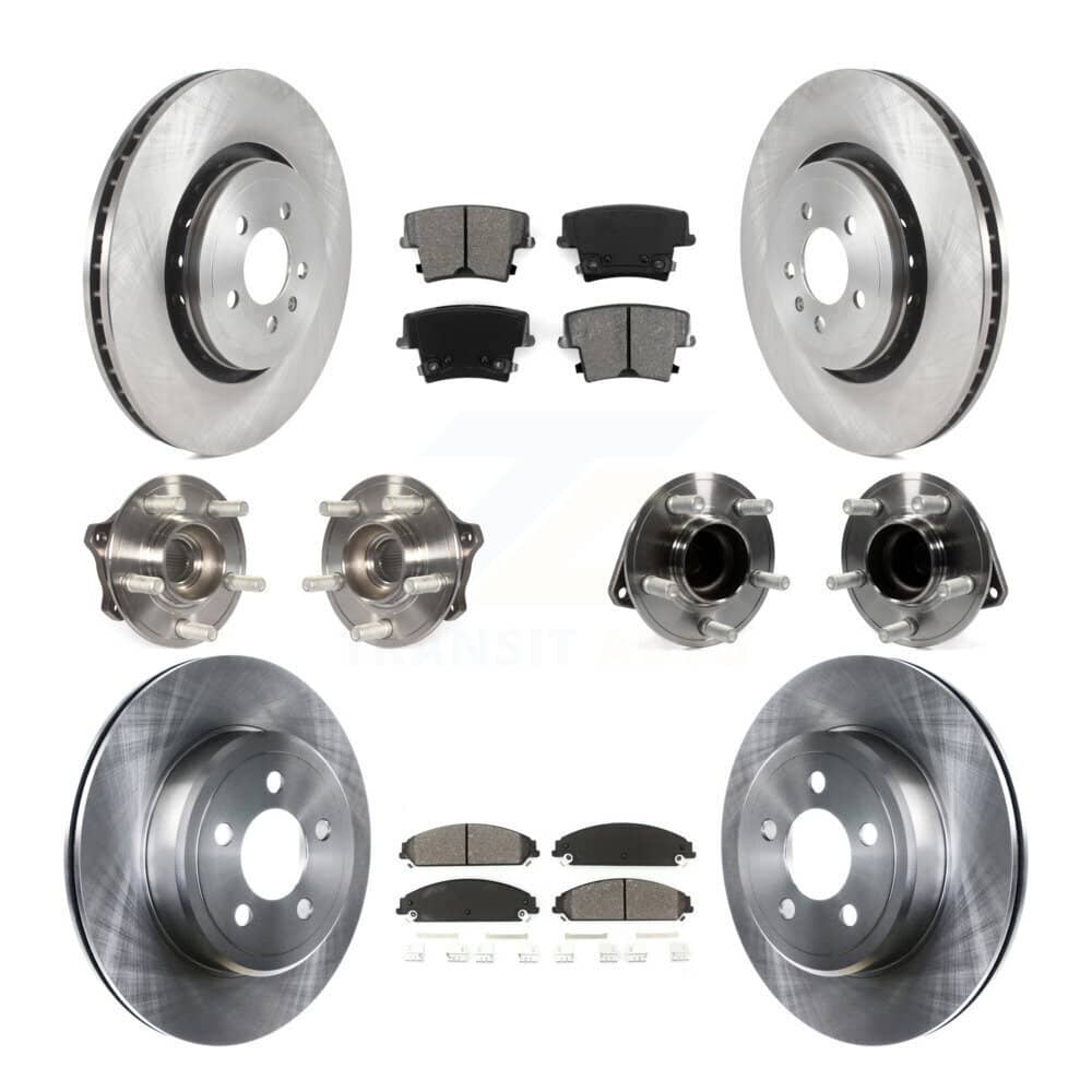 Transit Auto - KBB-119781 - Front and Rear Wheel Bearing and Hub Assembly Kits