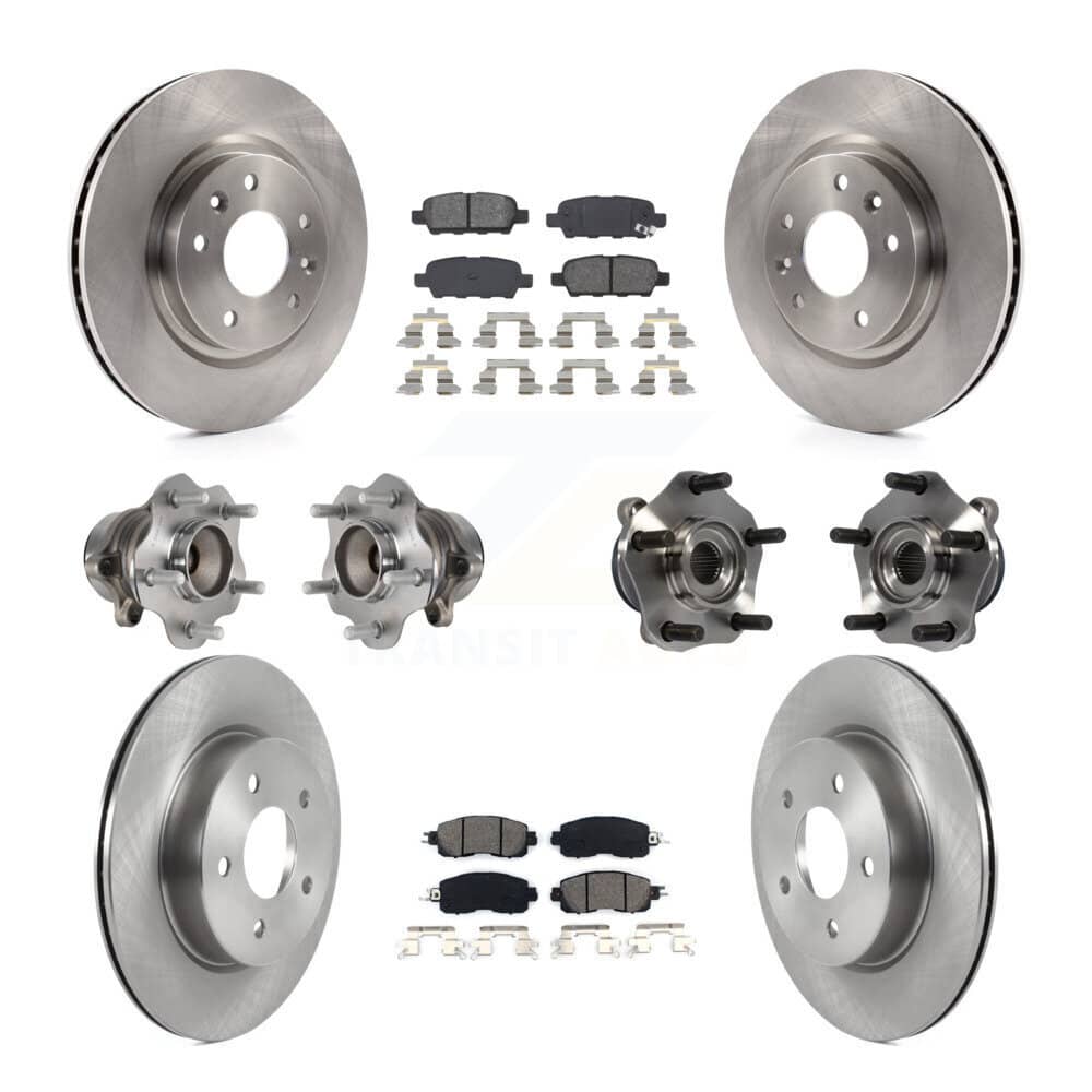 Transit Auto - KBB-119787 - Front and Rear Wheel Bearing and Hub Assembly Kits
