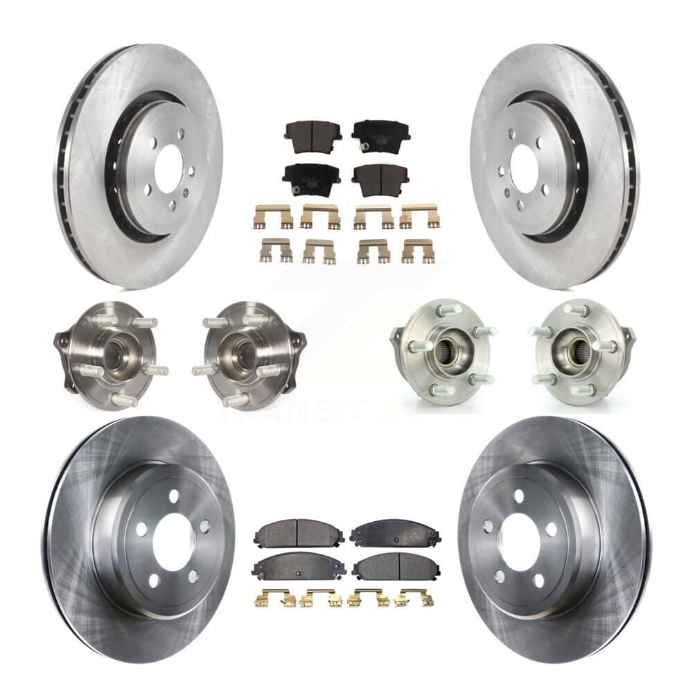 Transit Auto - KBB-119797 - Front and Rear Wheel Bearing and Hub Assembly Kits