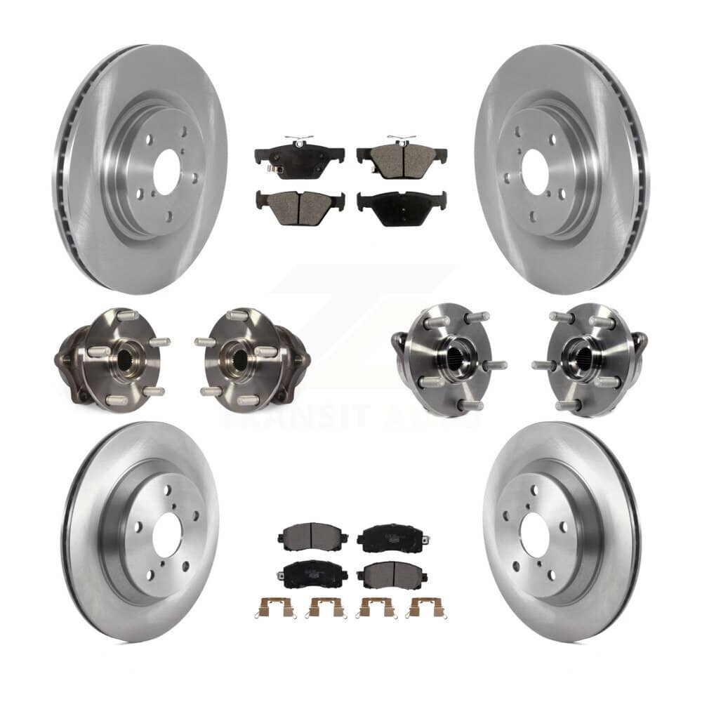 Transit Auto - KBB-119811 - Front and Rear Wheel Bearing and Hub Assembly Kits