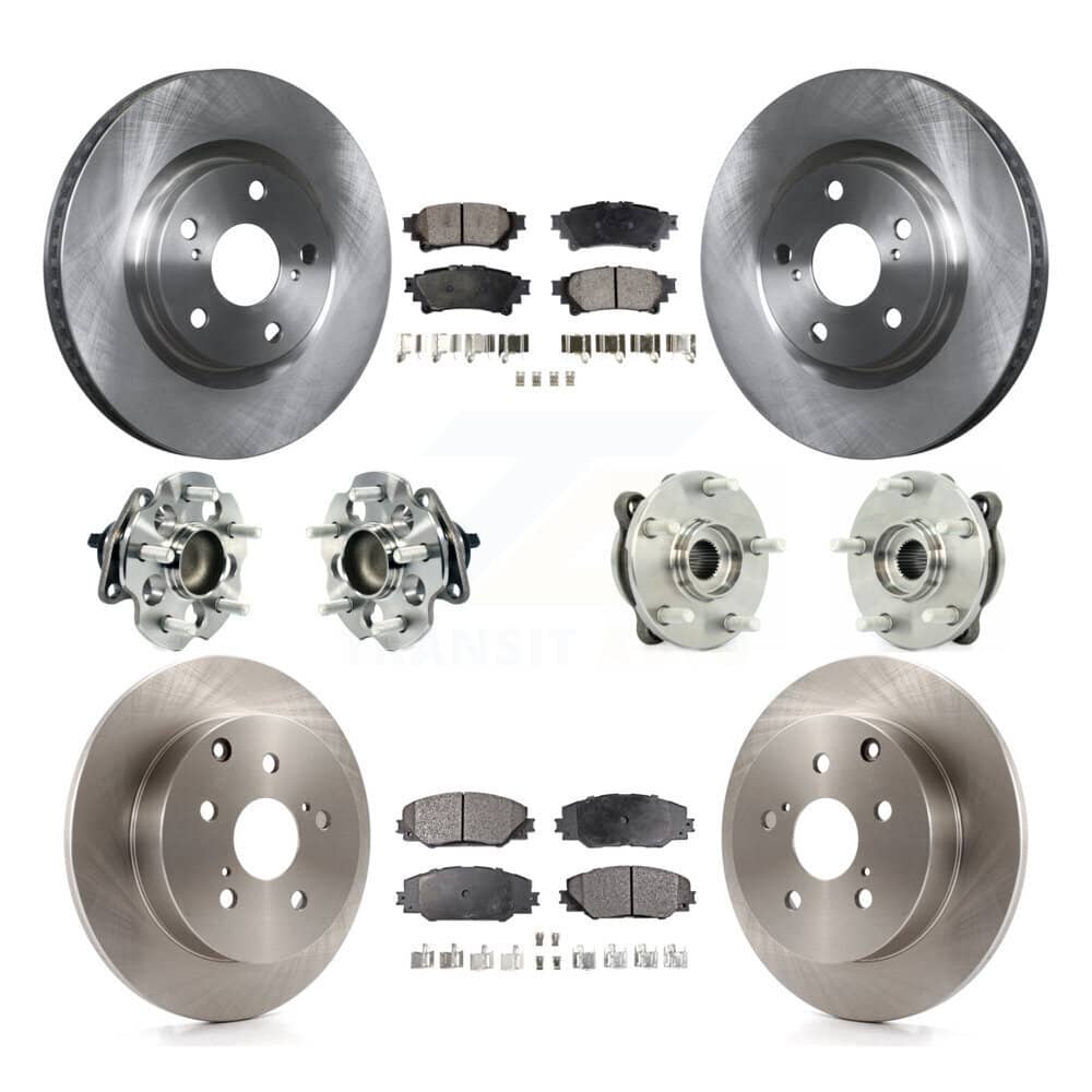 Transit Auto - KBB-119812 - Front and Rear Wheel Bearing and Hub Assembly Kits