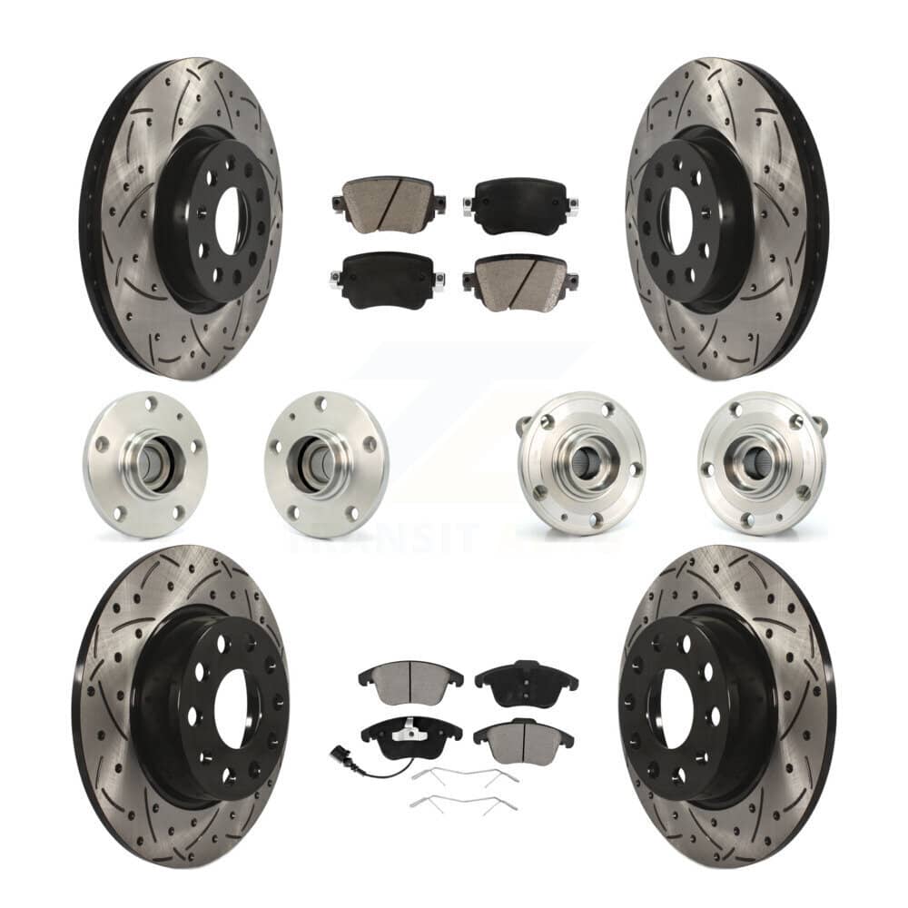 Transit Auto - KBB-119831 - Front and Rear Wheel Bearing and Hub Assembly Kits