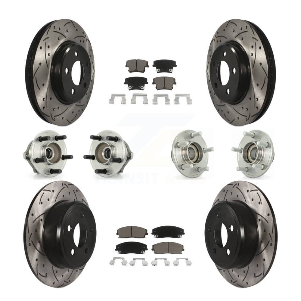 Transit Auto - KBB-119849 - Front and Rear Wheel Bearing and Hub Assembly Kits