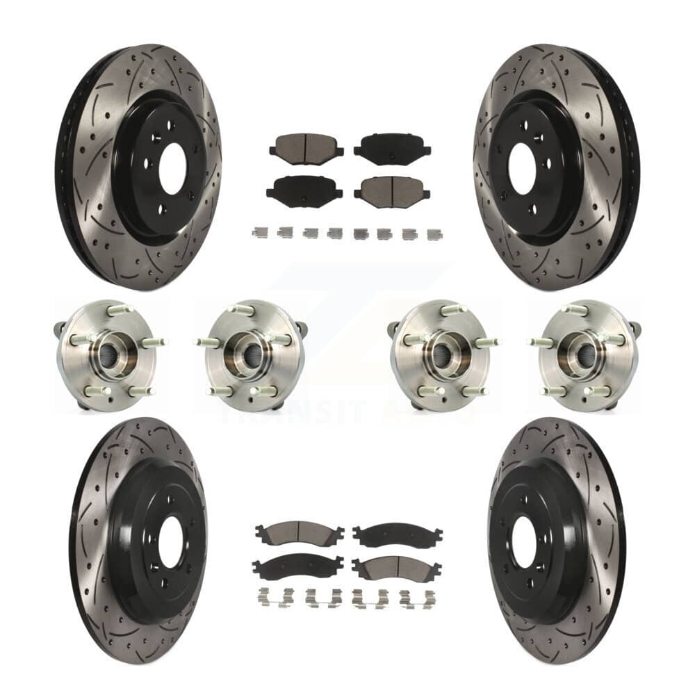 Transit Auto - KBB-119865 - Front and Rear Wheel Bearing and Hub Assembly Kits