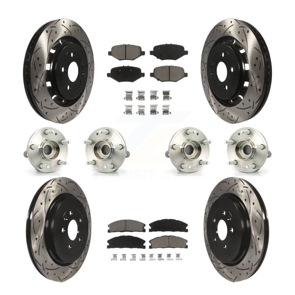 Transit Auto - KBB-119867 - Front and Rear Wheel Bearing and Hub Assembly Kits