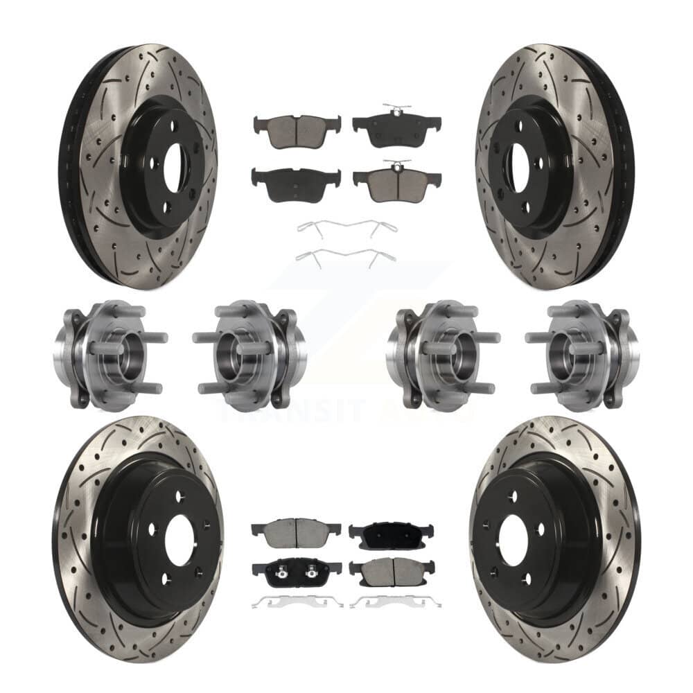 Transit Auto - KBB-119874 - Front and Rear Wheel Bearing and Hub Assembly Kits