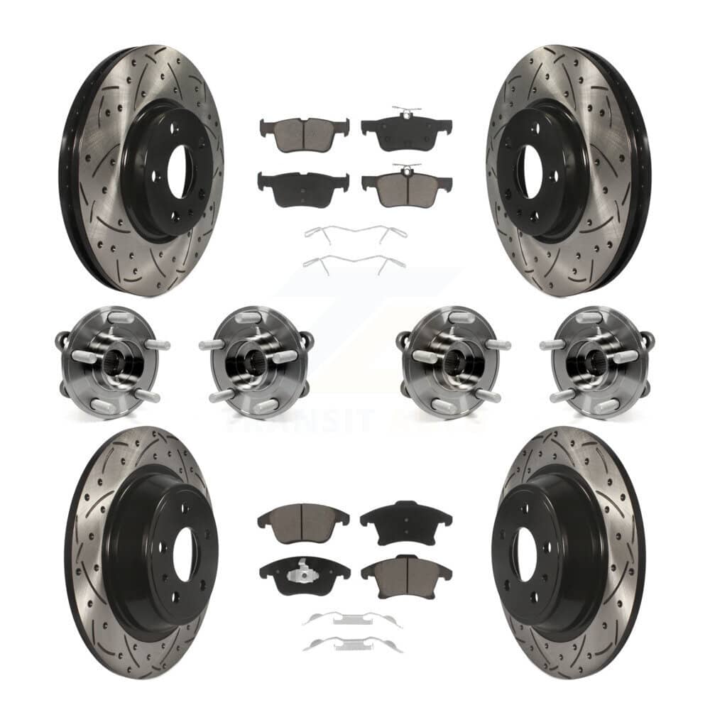 Transit Auto - KBB-119878 - Front and Rear Wheel Bearing and Hub Assembly Kits