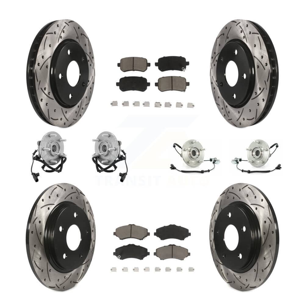 Transit Auto - KBB-119886 - Front and Rear Wheel Bearing and Hub Assembly Kits