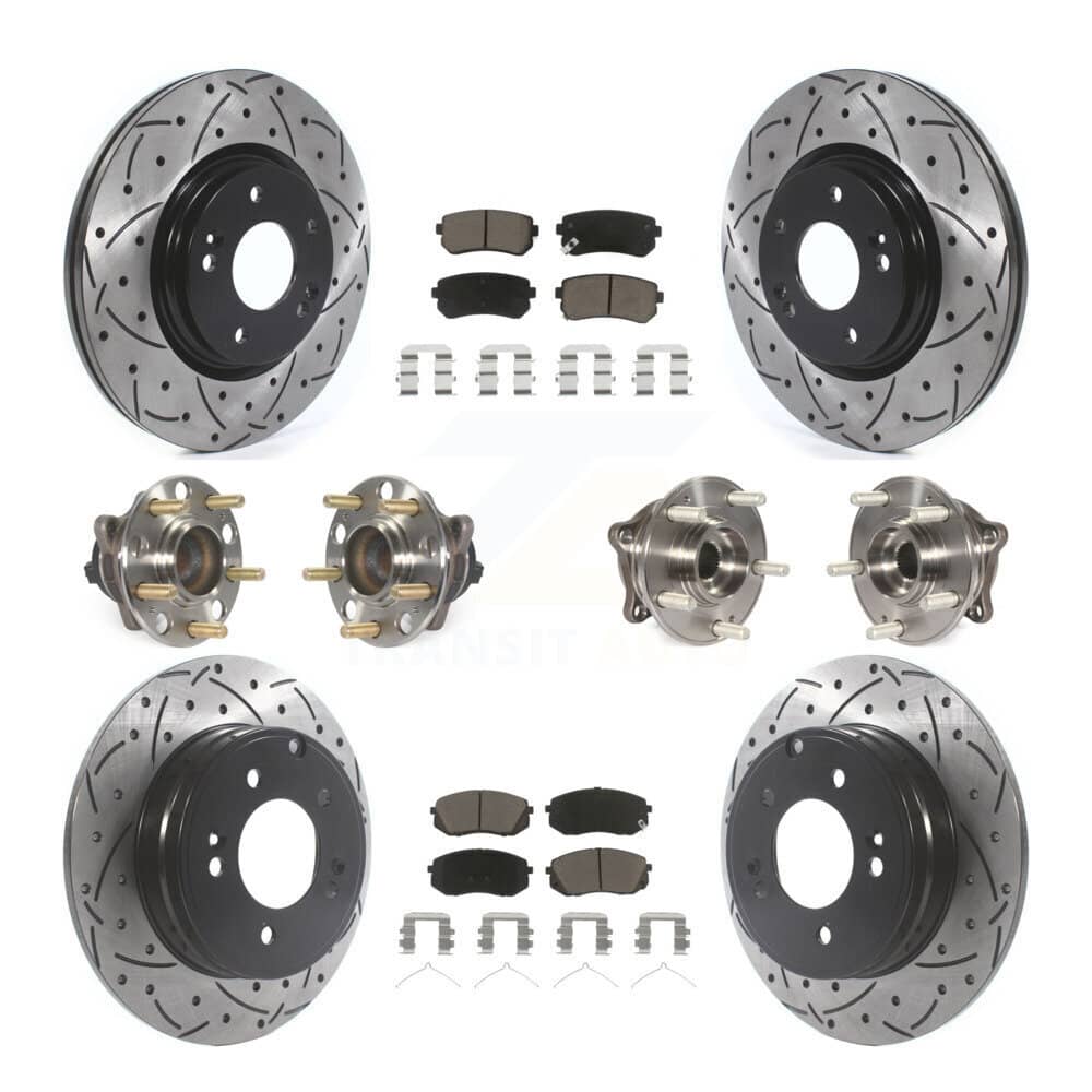 Transit Auto - KBB-119890 - Front and Rear Wheel Bearing and Hub Assembly Kits