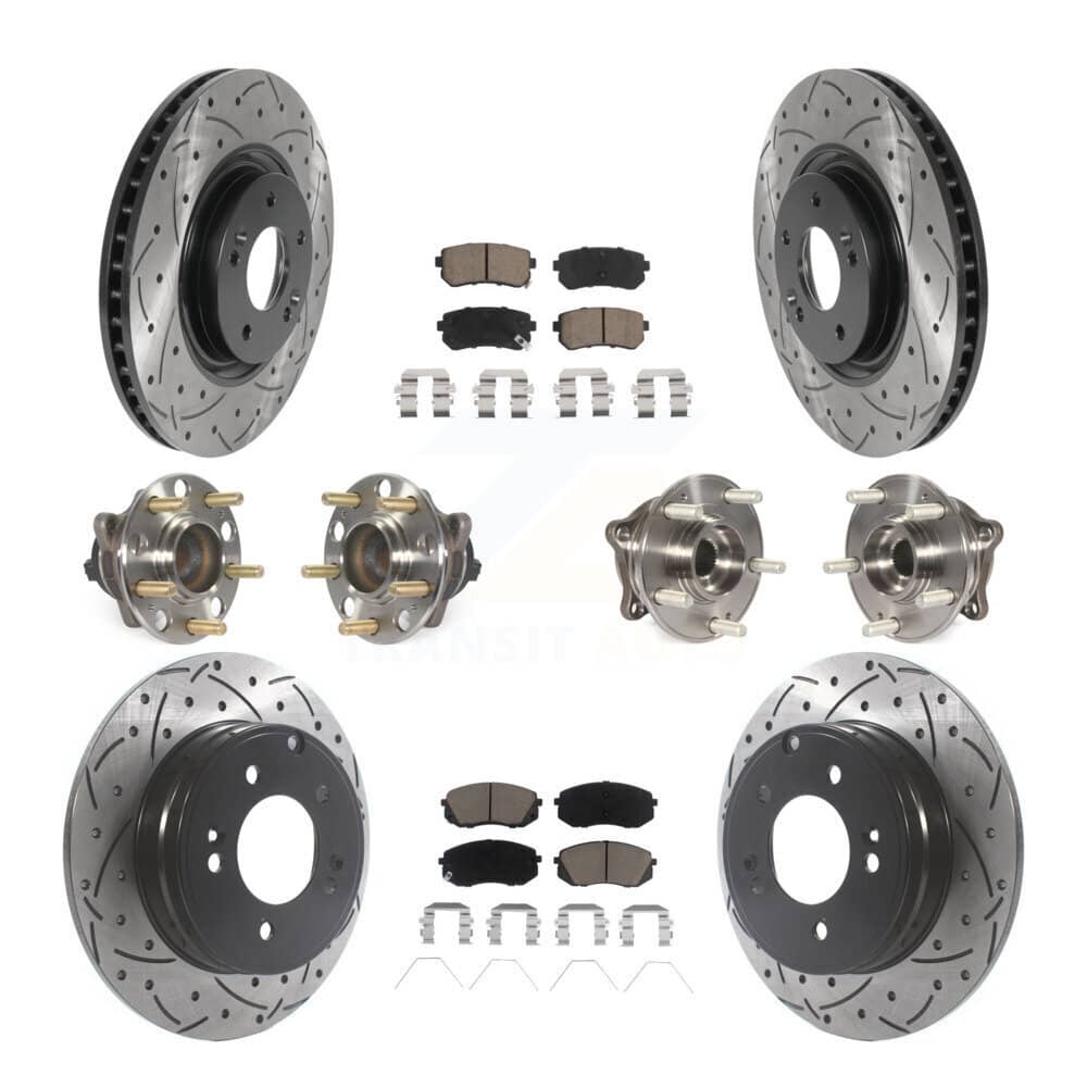 Transit Auto - KBB-119892 - Front and Rear Wheel Bearing and Hub Assembly Kits