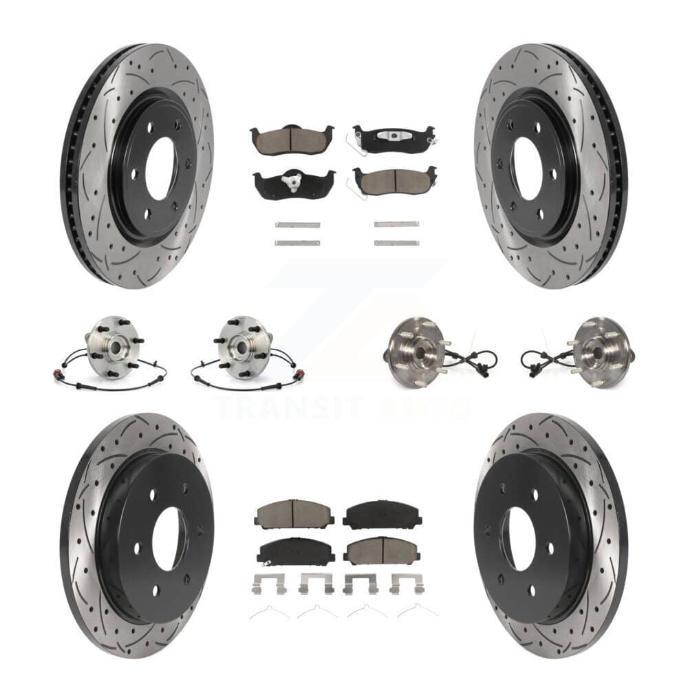 Transit Auto - KBB-119903 - Front and Rear Wheel Bearing and Hub Assembly Kits