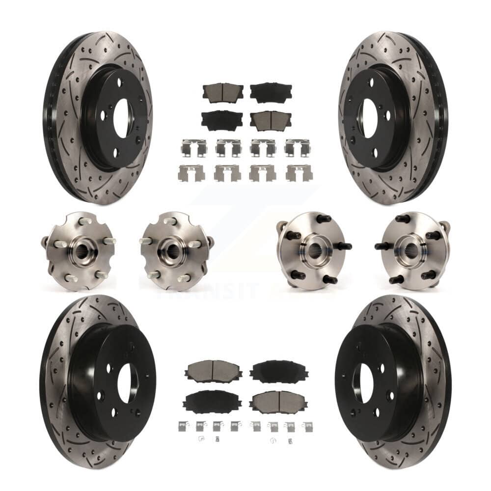 Transit Auto - KBB-119926 - Front and Rear Wheel Bearing and Hub Assembly Kits
