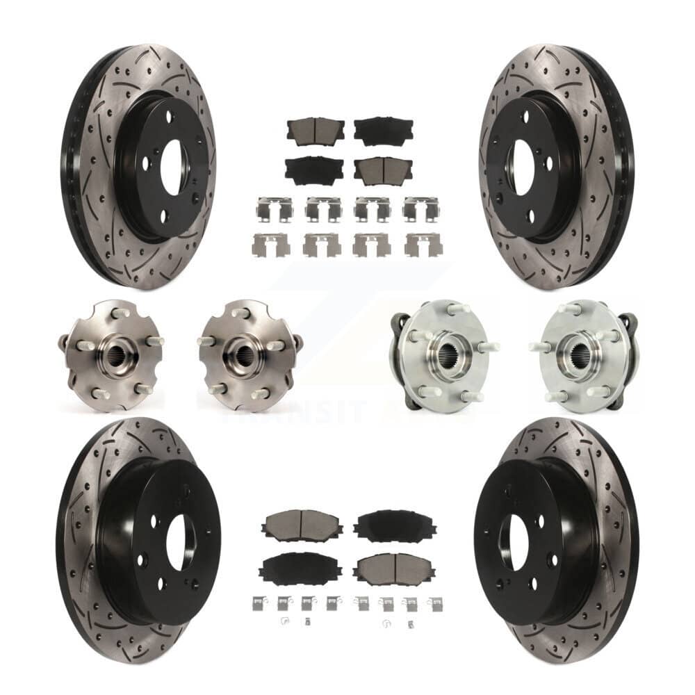 Transit Auto - KBB-119931 - Front and Rear Wheel Bearing and Hub Assembly Kits