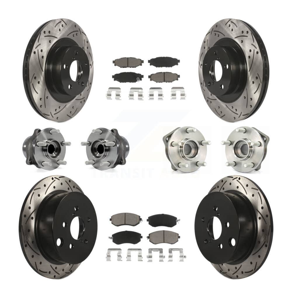 Transit Auto - KBB-119939 - Front and Rear Wheel Bearing and Hub Assembly Kits