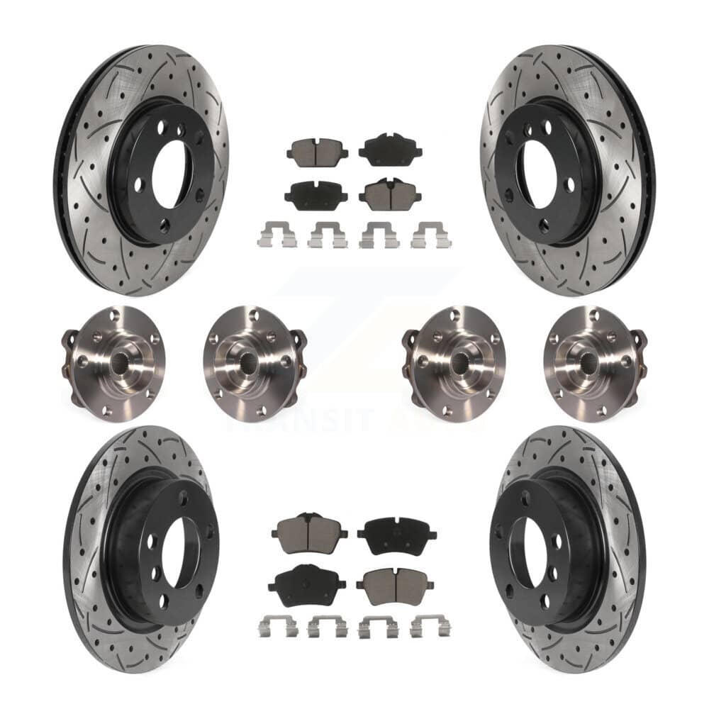 Transit Auto - KBB-119947 - Front and Rear Wheel Bearing and Hub Assembly Kits