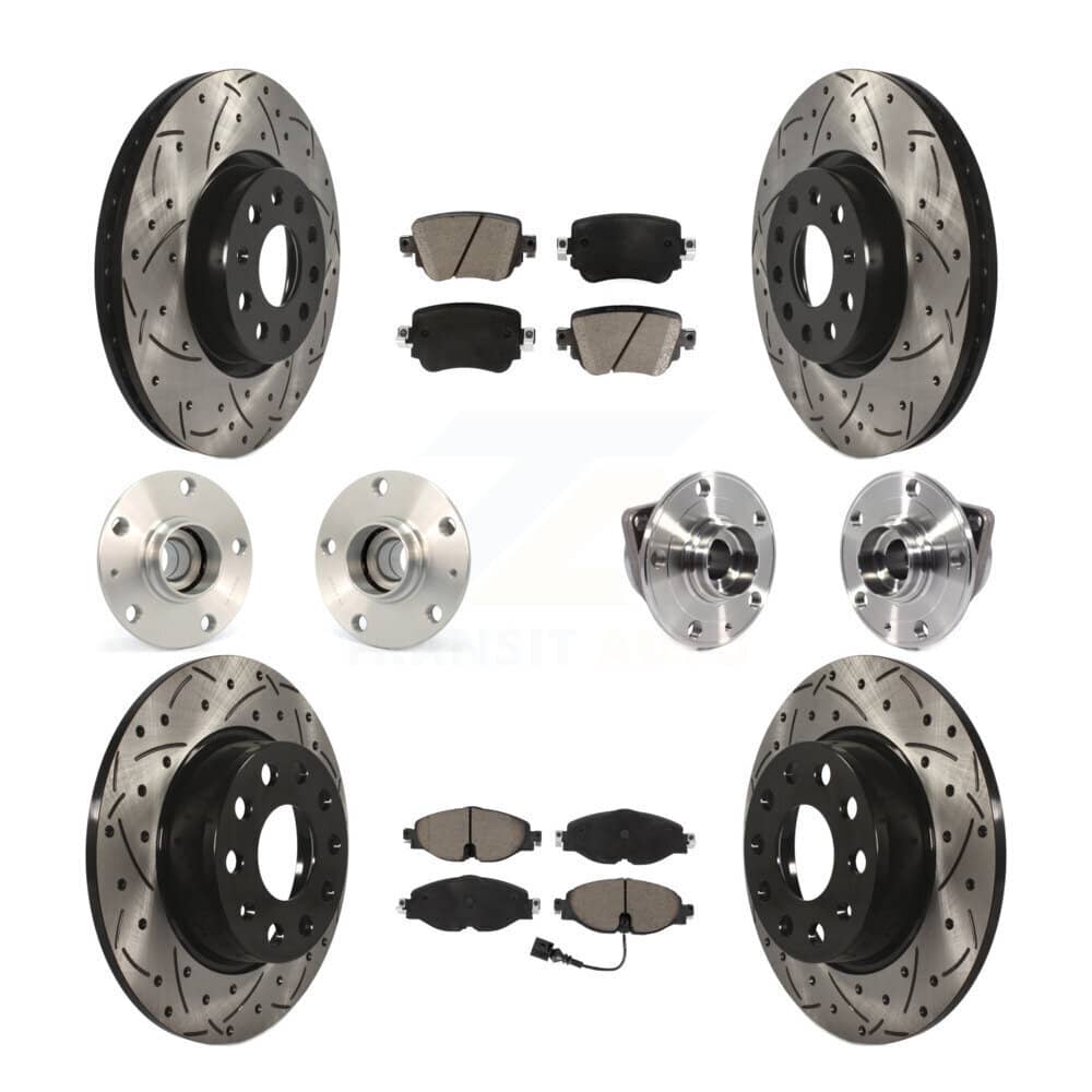 Transit Auto - KBB-119952 - Front and Rear Wheel Bearing and Hub Assembly Kits