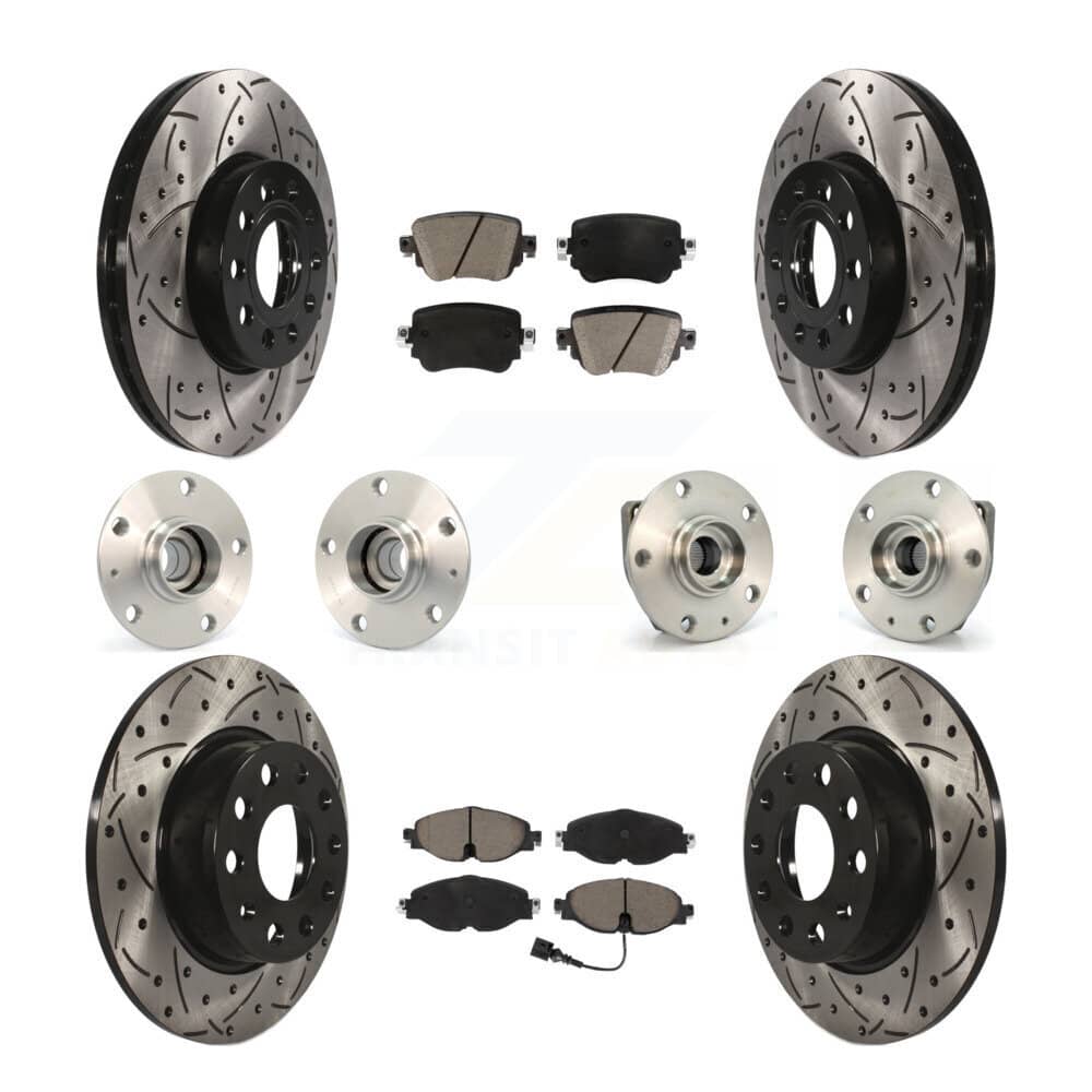 Transit Auto - KBB-119955 - Front and Rear Wheel Bearing and Hub Assembly Kits