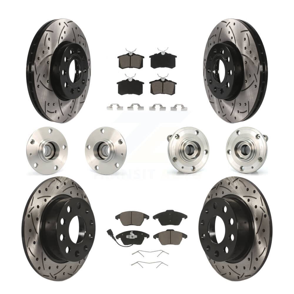 Transit Auto - KBB-119973 - Front and Rear Wheel Bearing and Hub Assembly Kits