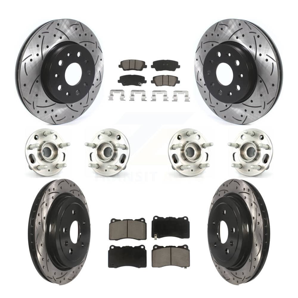 Transit Auto - KBB-119974 - Front and Rear Wheel Bearing and Hub Assembly Kits