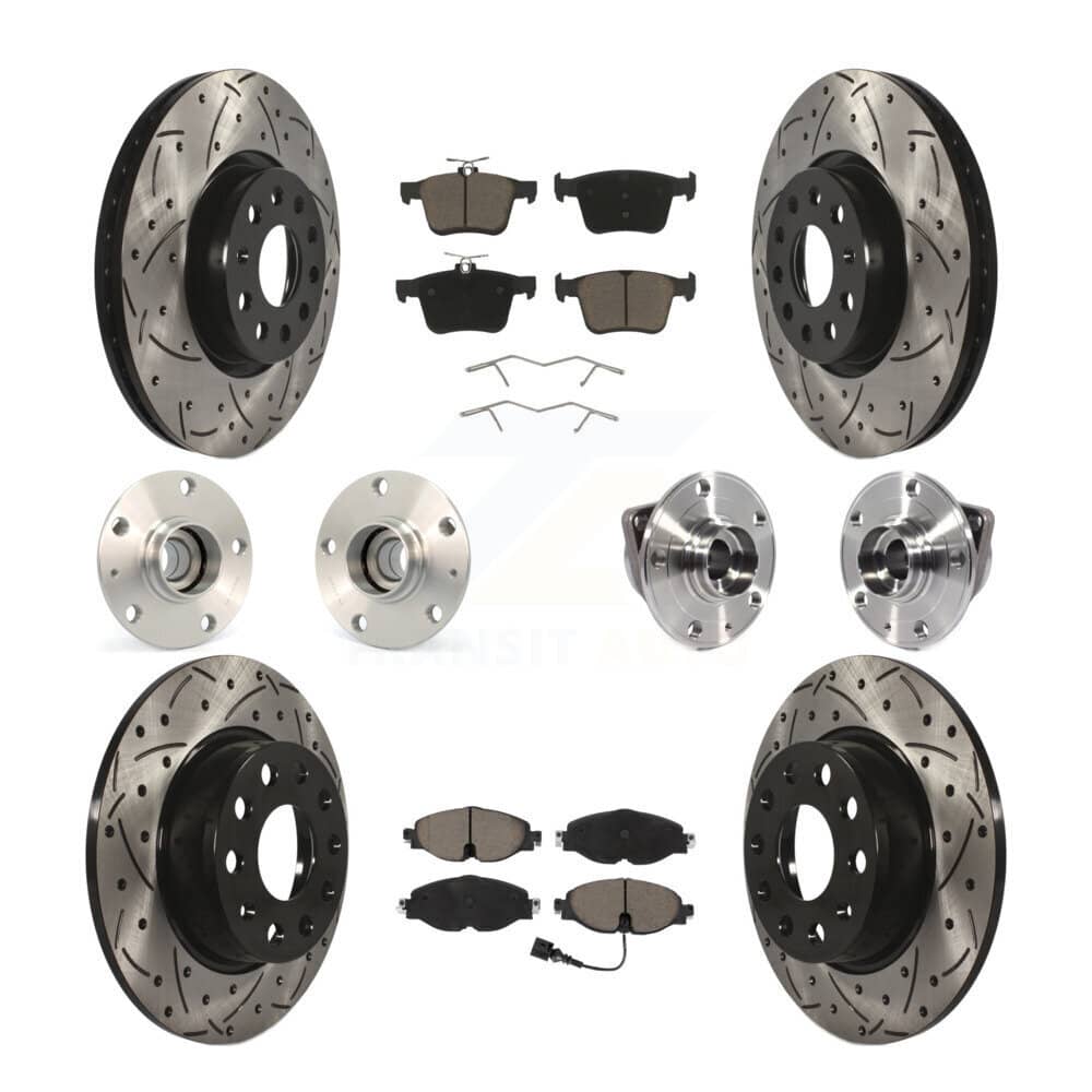 Transit Auto - KBB-119984 - Front and Rear Wheel Bearing and Hub Assembly Kits