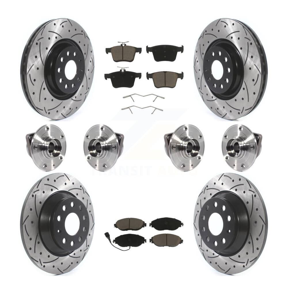 Transit Auto - KBB-119988 - Front and Rear Wheel Bearing and Hub Assembly Kits