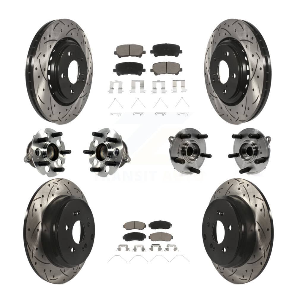 Transit Auto - KBB-120023 - Front and Rear Wheel Bearing and Hub Assembly Kits