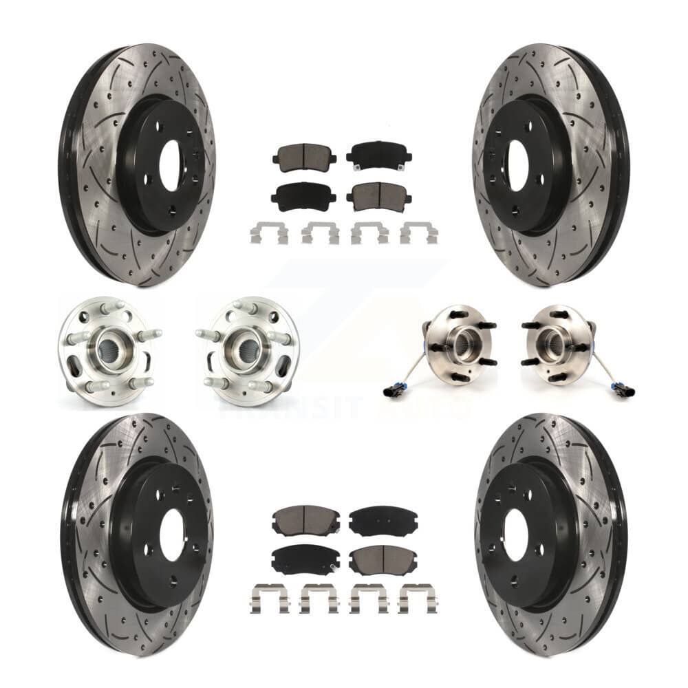Transit Auto - KBB-120067 - Front and Rear Wheel Bearing and Hub Assembly Kits