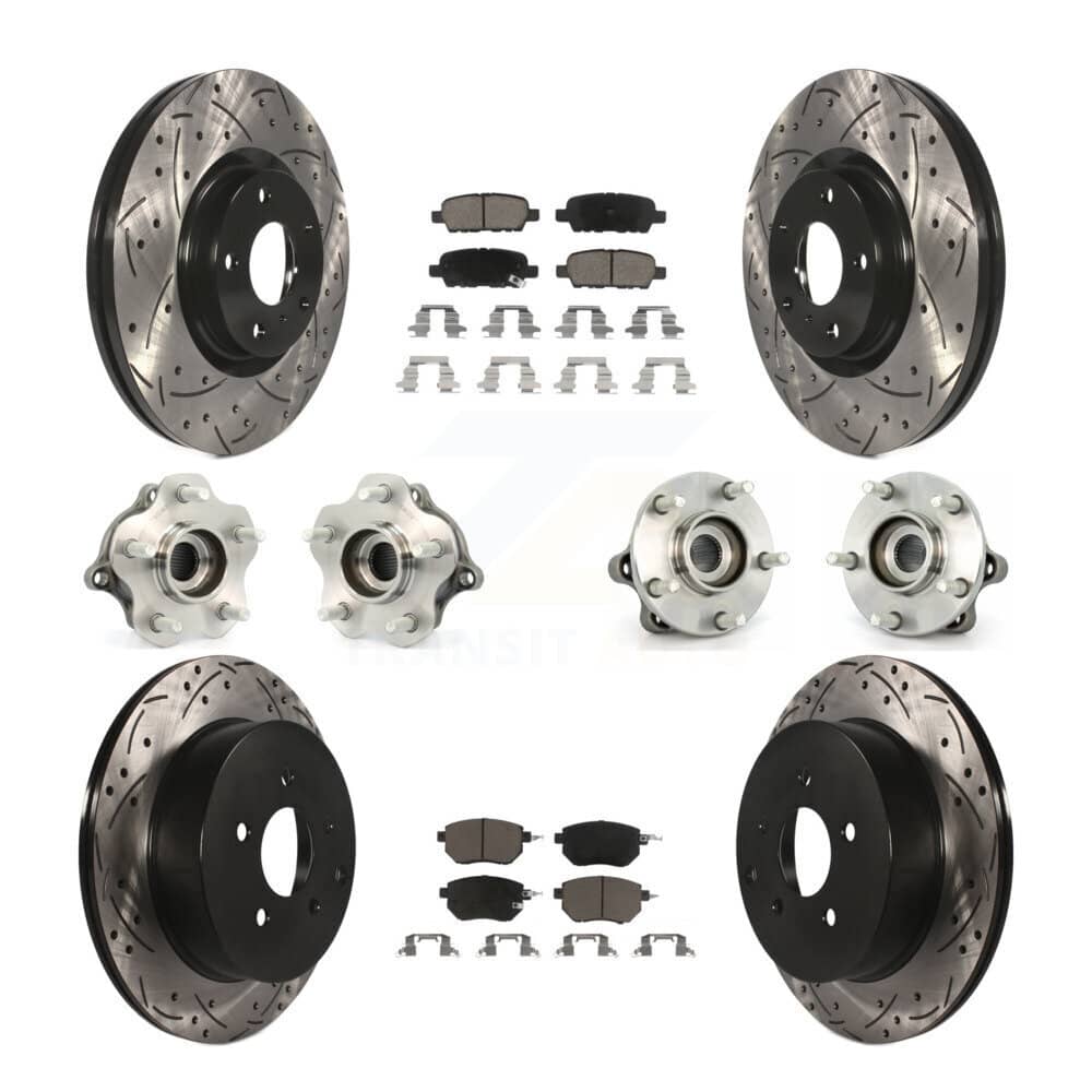 Transit Auto - KBB-120081 - Front and Rear Wheel Bearing and Hub Assembly Kits