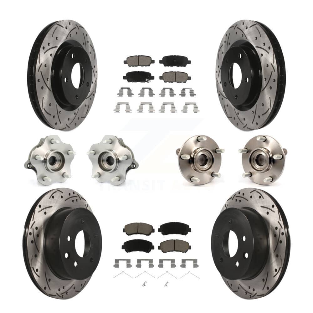 Transit Auto - KBB-120089 - Front and Rear Wheel Bearing and Hub Assembly Kits
