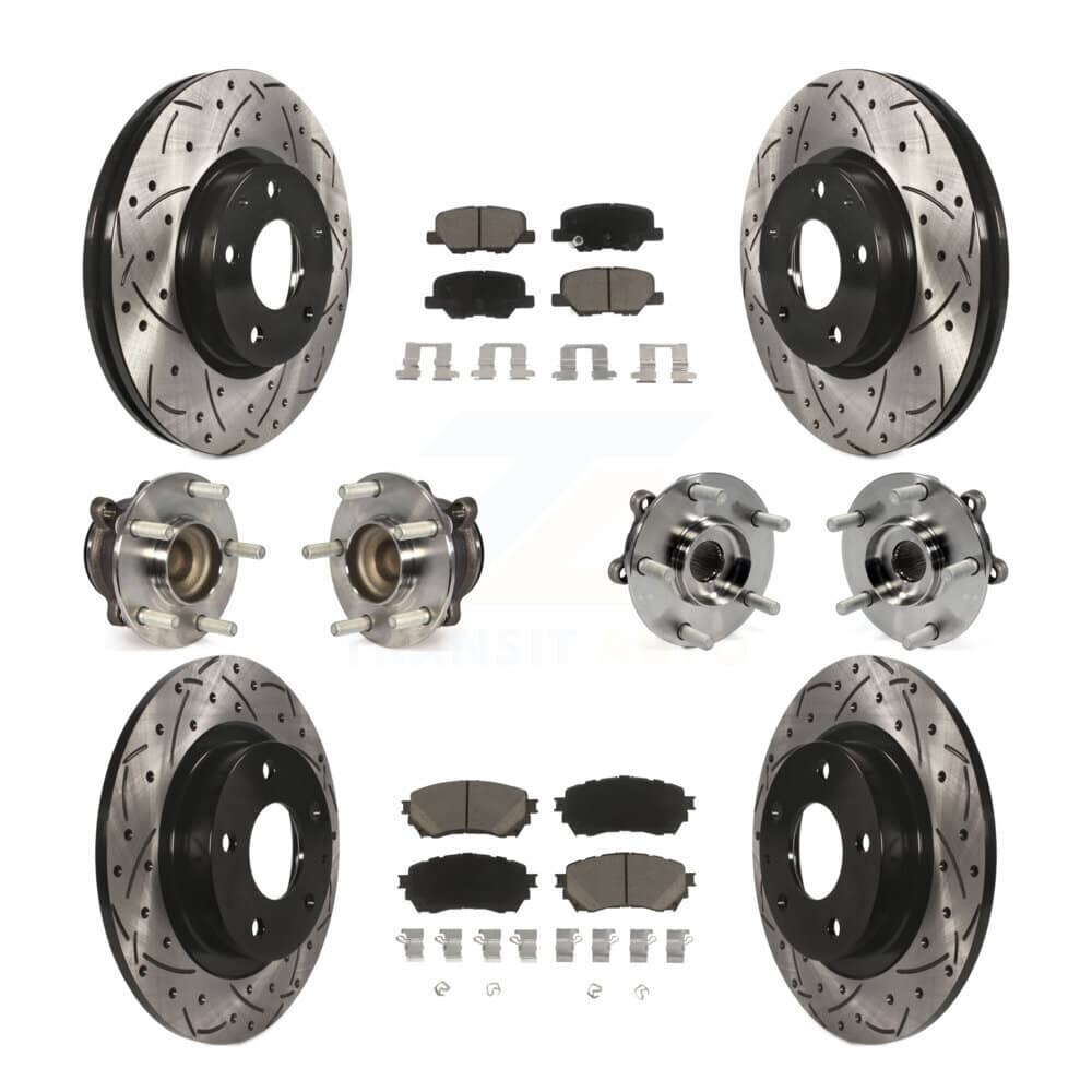 Transit Auto - KBB-120109 - Front and Rear Wheel Bearing and Hub Assembly Kits
