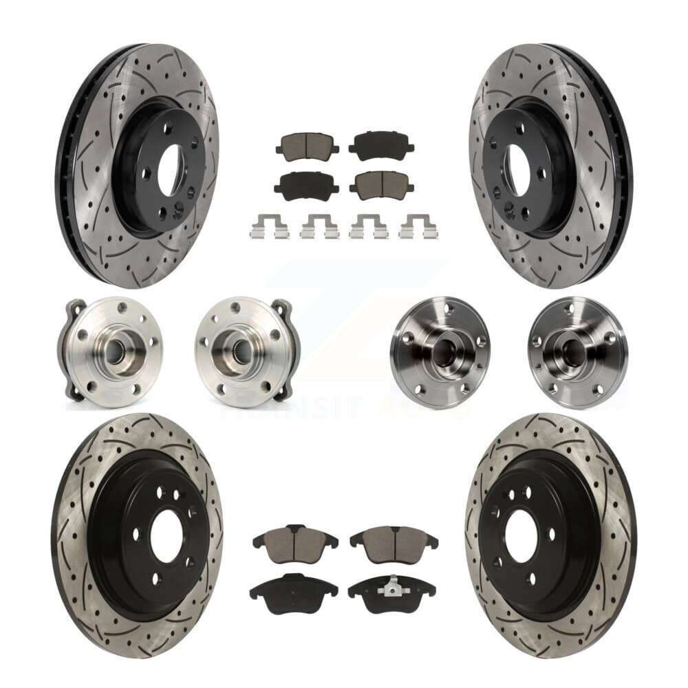 Transit Auto - KBB-120110 - Front and Rear Wheel Bearing and Hub Assembly Kits
