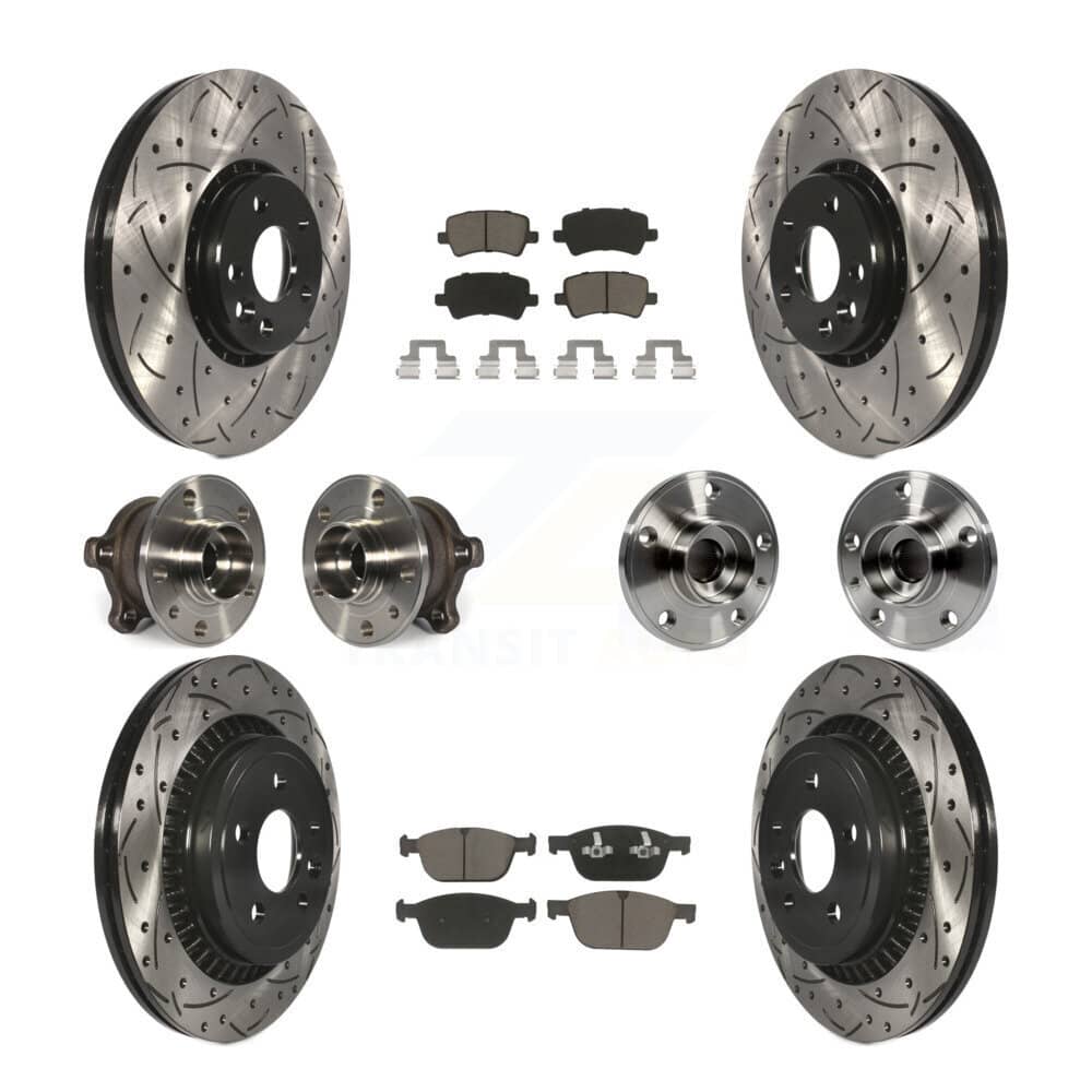 Transit Auto - KBB-120111 - Front and Rear Wheel Bearing and Hub Assembly Kits