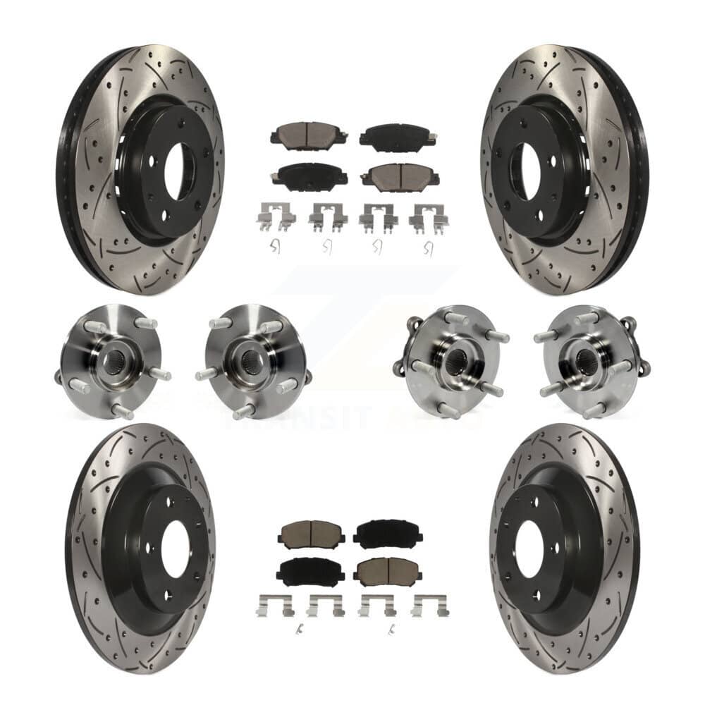 Transit Auto - KBB-120113 - Front and Rear Wheel Bearing and Hub Assembly Kits