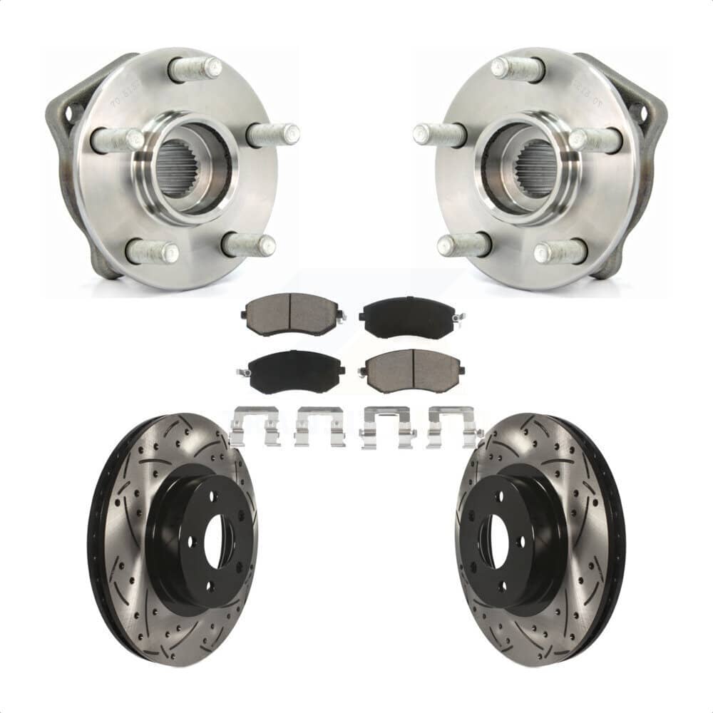 Transit Auto - KBB-120129 - Front Wheel Bearing and Hub Assembly Kits