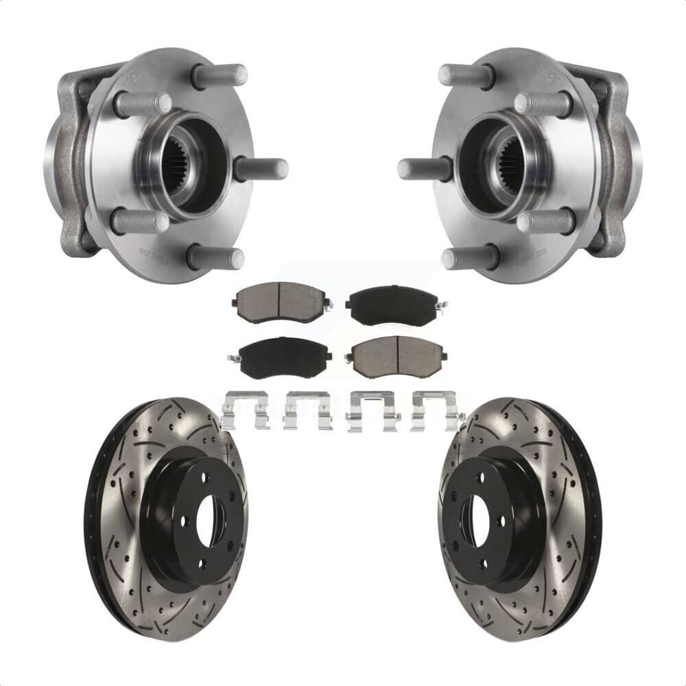Transit Auto - KBB-120136 - Front Wheel Bearing and Hub Assembly Kits