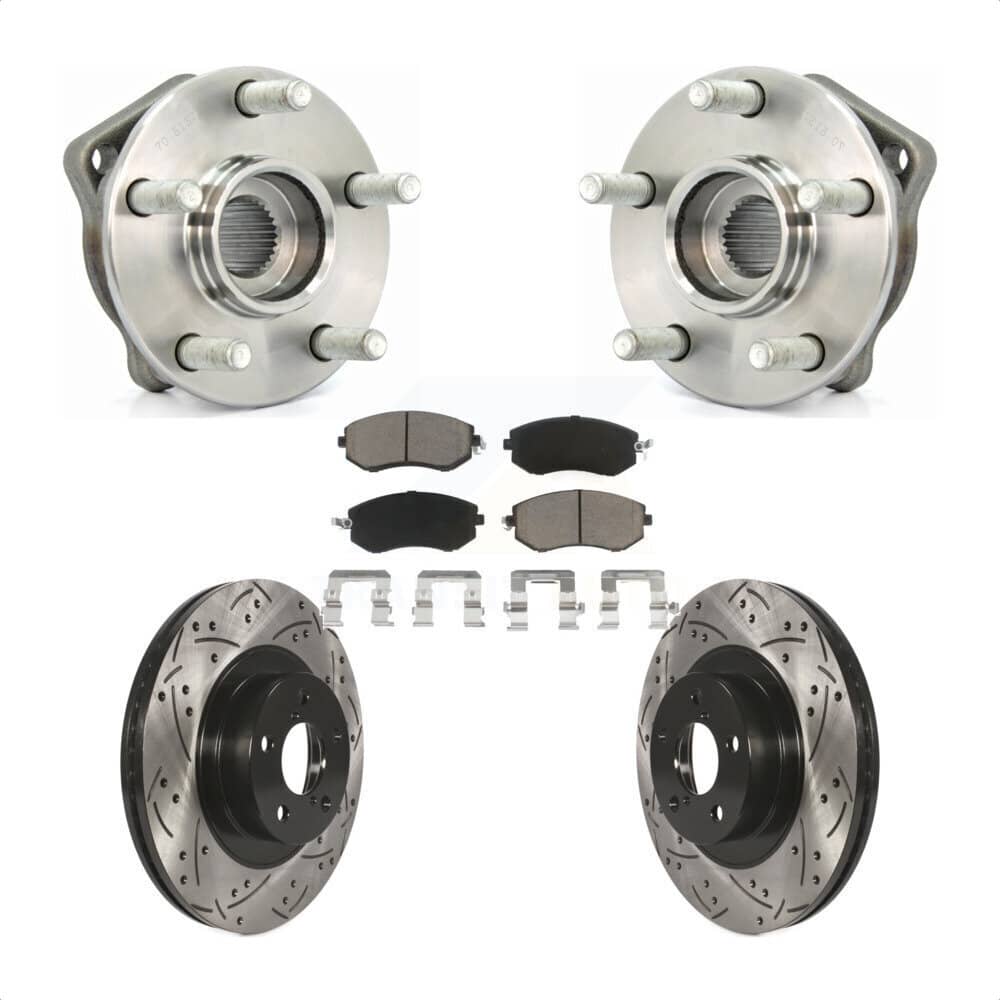 Transit Auto - KBB-120137 - Front Wheel Bearing and Hub Assembly Kits