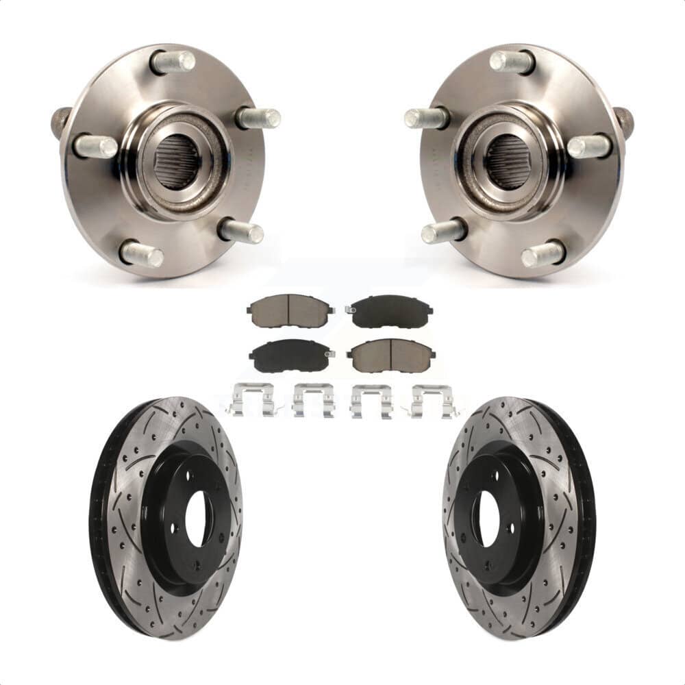 Transit Auto - KBB-120186 - Front Wheel Bearing and Hub Assembly Kits